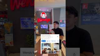 Wendy’s 1 Bintang vs 5 Bintang chicken burger wendy food star review fyp shorts [upl. by Assilam783]