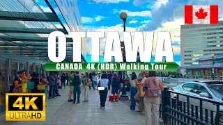 Ottawa Canada Weekend Walk Saturday 2024 in 4K UHD HDR 60 fps [upl. by Aicekat]