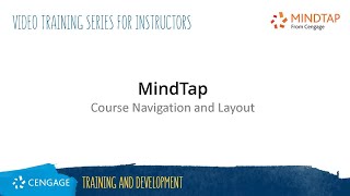 MindTap Course Navigation and Layout [upl. by Onoitna]