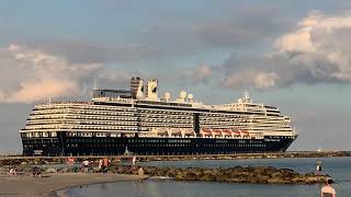 Zuiderdam Holland America Departing Fort Lauderdale Port Everglades [upl. by Lundt854]