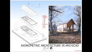 AXONOMETRIC ARCHITECTURE IN ARCHICAD [upl. by Zoilla]