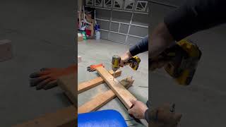 38” SPADE BIT DRILLING HOLE 🕳️ 💪❤️😎 shortsfeed drill dewalt diy satisfying powertools [upl. by Sivrad]