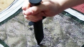 Knives VS Kevlar  Stab test [upl. by Chemarin376]