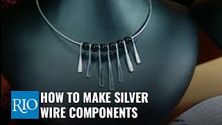 How To Forge Silver Wire Components [upl. by Hung]