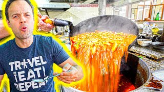 Most EXTREME Street Food in Asia  BIGGEST Horse Noodle EVER Made  INSANE 18 Hour UZBEK Food Tour [upl. by Etnoved]