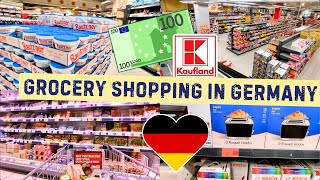 🇩🇪 100 € Grocery Shopping at Kaufland  Weekly Budget amp Food Haul for a Couple in Germany [upl. by Ayotol317]