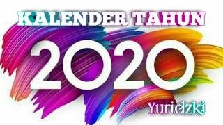 kalender Tahun 2020 [upl. by Ayiak]