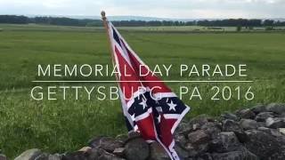 Memorial Day Parade Gettysburg PA May 30 2016 [upl. by Ateval]