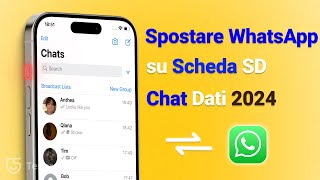 Come Spostare WhatsApp su Scheda SD 2024 Guida [upl. by Jardena]