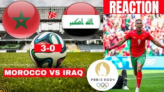 Morocco vs Iraq 30 Live Stream Paris Olympics 2024 Football Match Today Score Highlights en Direct [upl. by Yauq]