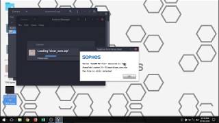 Sophos Antivirus Real Time Protection Test In Zorin OS Linux [upl. by Flam]