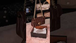 Coach Tabby 26 Maple coachbag pursehaul fashion [upl. by Halfon]