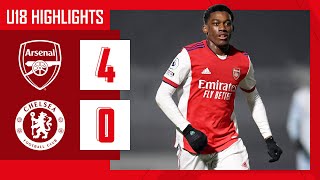 HIGHLIGHTS  Arsenal vs Chelsea 40  U18  Edwards Sagoe Jr Ibrahim CozierDuberry [upl. by Alveta]