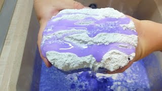 PURPLE OVERLOAD 💜 Sponges Squeezing 🤍 ASMR [upl. by Raven]