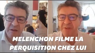 JeanLuc Mélenchon filme une perquisition à son domicile [upl. by Winthorpe]