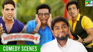 Akshay Kumar  Johnny Lever  Back To Back Comedy Scenes  Entertainment  Sonu Sood Tamannaah [upl. by Etnahc]