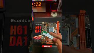 Esonic h61 motherboard support NvME SSD  pc gaming bangladesh [upl. by Gnem]