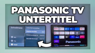 Panasonic TV Untertitel einschalten  ausschalten  Tutorial [upl. by Annazor]