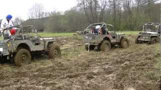 jeep willys remorquage a chambon 2012 [upl. by Norford]