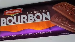 unpacking BRITANNIA Bourbon cream biscuit rs 27 asmr unpacking satisfying viralvideo [upl. by Fabron]