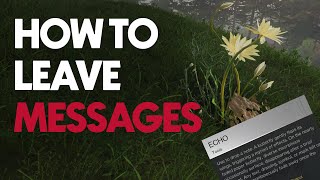 How To LEAVE MESSAGES For Other Players In Once Human Once Human  Leave A Post In The Wilderness [upl. by Anaeda]