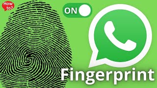 How to Fingerprint lock on whatsapp [upl. by Uri]