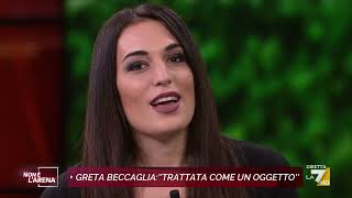 Greta Beccaglia commenta le parole del tifoso che lha molestata in diretta Tv quotSembra [upl. by Nessah]