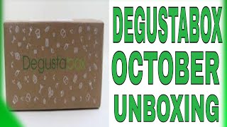 DEGUSTABOX OCTOBER UNBOXING [upl. by Yddet]