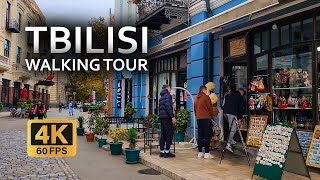 One of THE MOST BEAUTIFUL streets in Georgia  Tbilisi Georgia walking tour 4K 60 FPS [upl. by Kronfeld454]