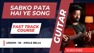 How To Play Jingle Bells On Guitar  Acoustic Guitar Lesson [upl. by Ika]