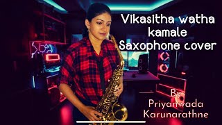 Vikasitha watha kamale Alto Saxophone cover by Priyanwada Karunarathne [upl. by Leno]