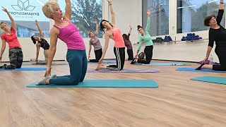 Pilates Workout für den ganzen Körper total body toning [upl. by Ellenehs]