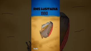 RMS Lusitania wreck  sleeping sun youtubeshorts shorts [upl. by Oettam]