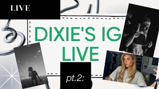 Dixie DAmelios Full IG Live 7272024 part 2  the dameliosiste [upl. by Lombardi950]