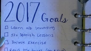 My 2017 Goals [upl. by Eanrahs951]