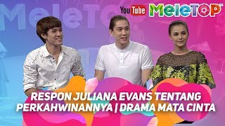 Respon Juliana Evans tentang perkahwinannya  Drama Mata Cinta  Julien Buteau Aush Abdul [upl. by Ardnosak]