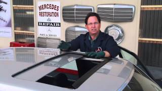 Mercedes Power Sunroof Maintenance Tip by Kent Bergsma [upl. by Robson]