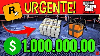 A ROCKSTAR DANDO 1 MILHÃO COMO PEGAR O DINHEIRO COMO GANHAR MUITO DINHEIRO NO GTA ONLINE SOLO [upl. by Jeannie]