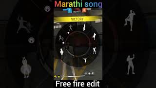 Kisna lahi ticha vina koni nahi Marathi song free fire edit freefire edit shorts [upl. by Annaya563]