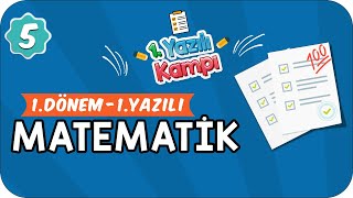 5Sınıf Matematik  1Dönem 1Yazılıya Hazırlık [upl. by Laemaj]