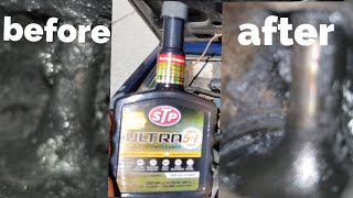 Stp ultra fuel system cleaner vs intake valves [upl. by Sassan]