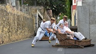 MADEIRA  quotCARROS DE CESTOquot DO MONTE [upl. by Adnek]