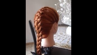 Tuto coiffure n°2 quotTresse Africainequot super facile [upl. by Hirsch]