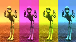 Alien Dance Song green alien dance funny dance Dami tu cosita [upl. by Rednas]