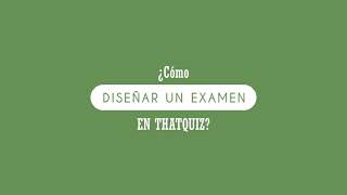 Crear prueba con diapositivas en thatquiz [upl. by Apilef]