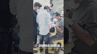 Enucleation of radicular cyst  cyst  amroha dental  9837117222 [upl. by Nemzzaj]