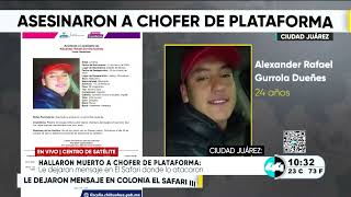 Hallaron muerto a chofer de plataforma [upl. by Kira]