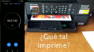 ¿Qué tal imprime la brother j480dw instalación  tiempo y calidad de impresión [upl. by Otilopih]