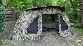 Ehmanns ProZone Camou Block 1 Man Bivvy Aufbau [upl. by Sinnelg]