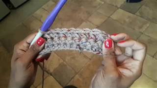 Double Single Crochet Two Together Dsc2tog Tutorial [upl. by Tierell]